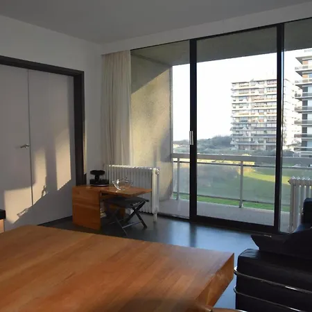 Klif Des En Bord De Apartment De Panne